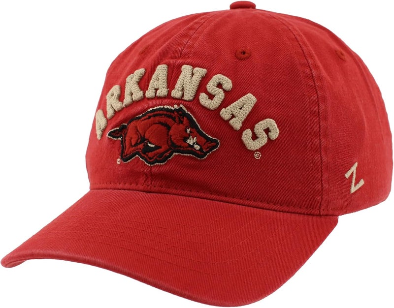 ZHATS NCAA Unisex-Adult NCAA Officially Licensed Hat Scholarship Arch Team Color - Image 1